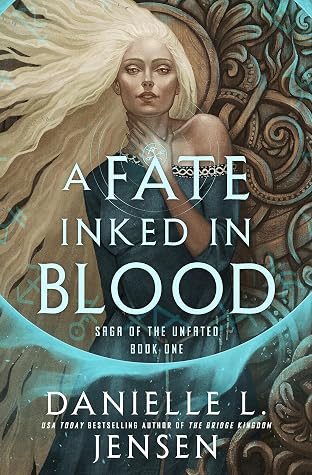 Portada de A Fate Inked in Blood (Saga of the Unfated, #1)